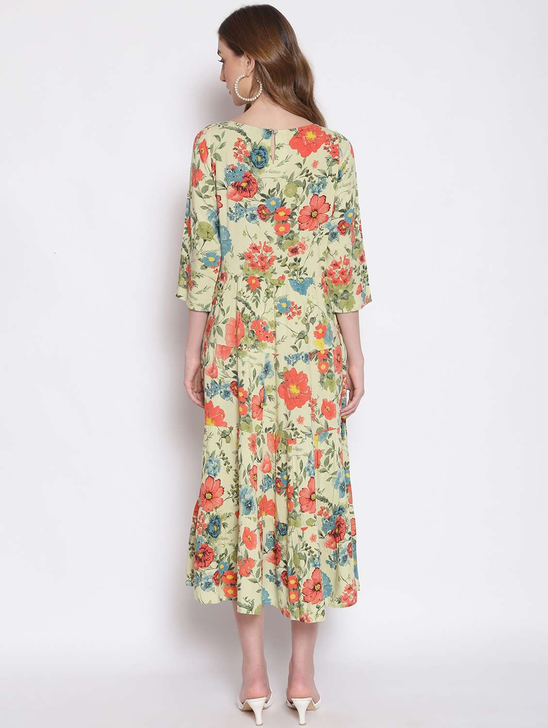 Women's Fit & Flare Floral Dress