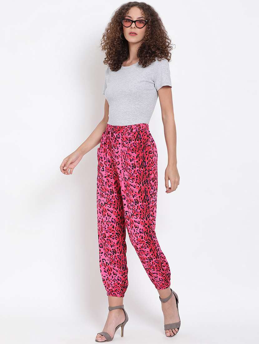 tie front animal trouser - 17829213 - Standard Image - 3