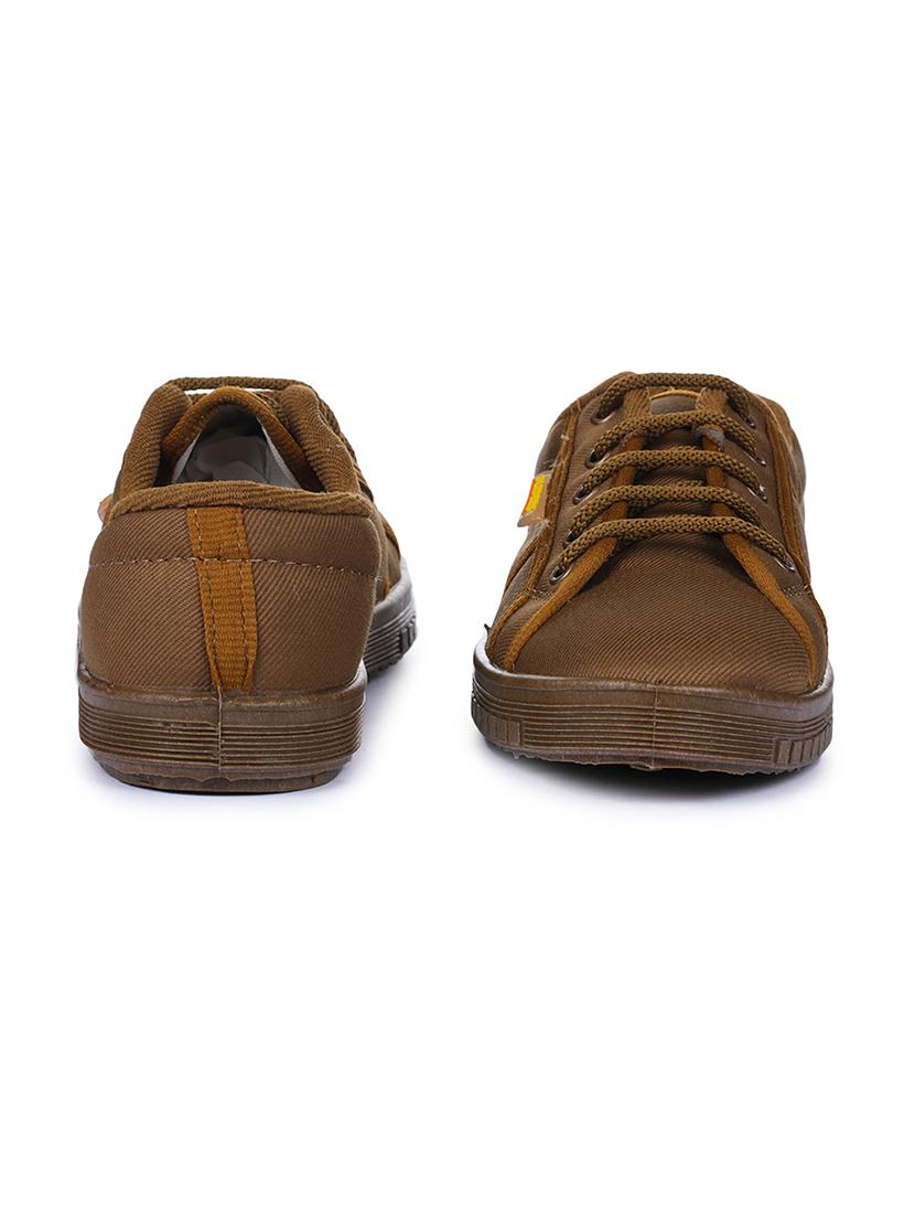 men brown lace-up sneaker shoe - 17830176 - Standard Image - 3
