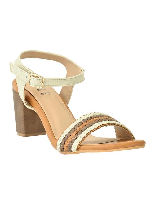 tan synthetic back strap sandals - 17832563 -  Standard Image - 0