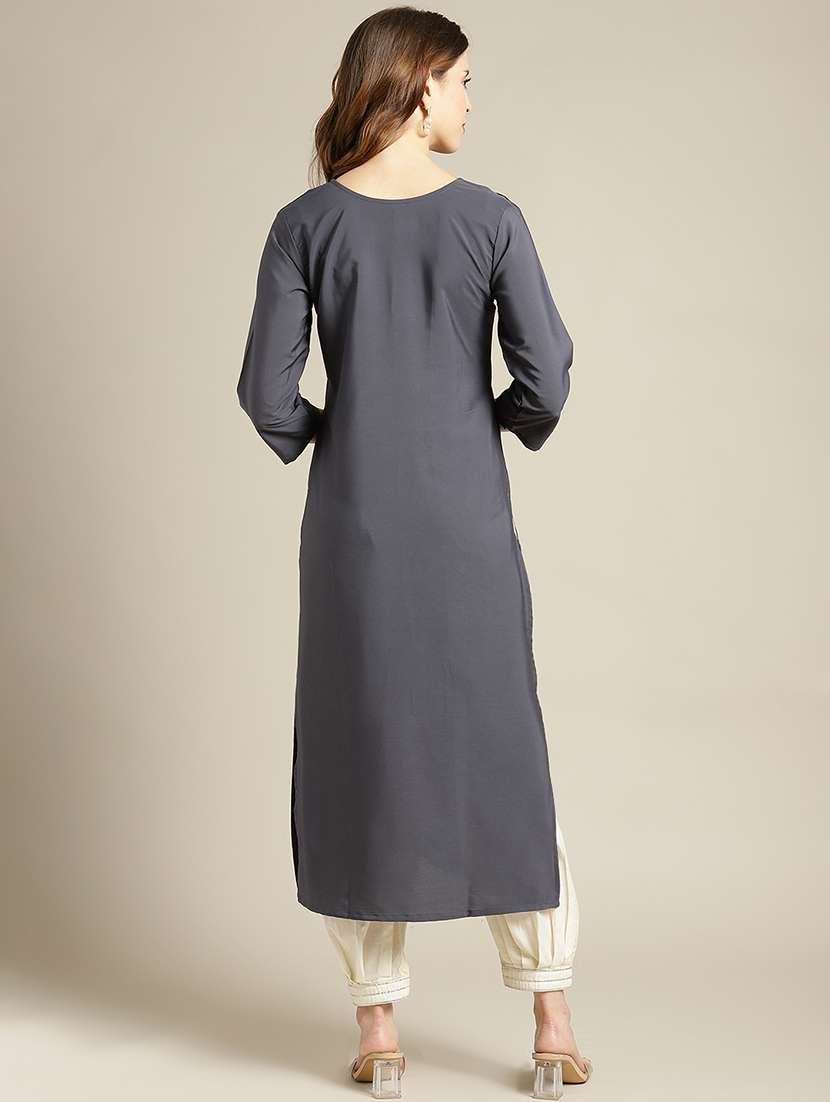 women's straight kurta - 17832775 -  Standard Image - 3
