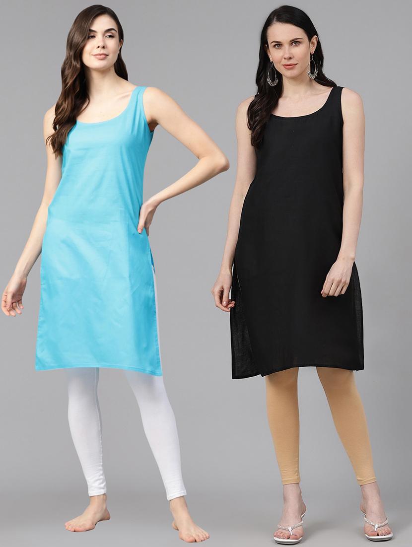 ada set of 2 black & blue camisole - 17833554 - Zoom Image - 0