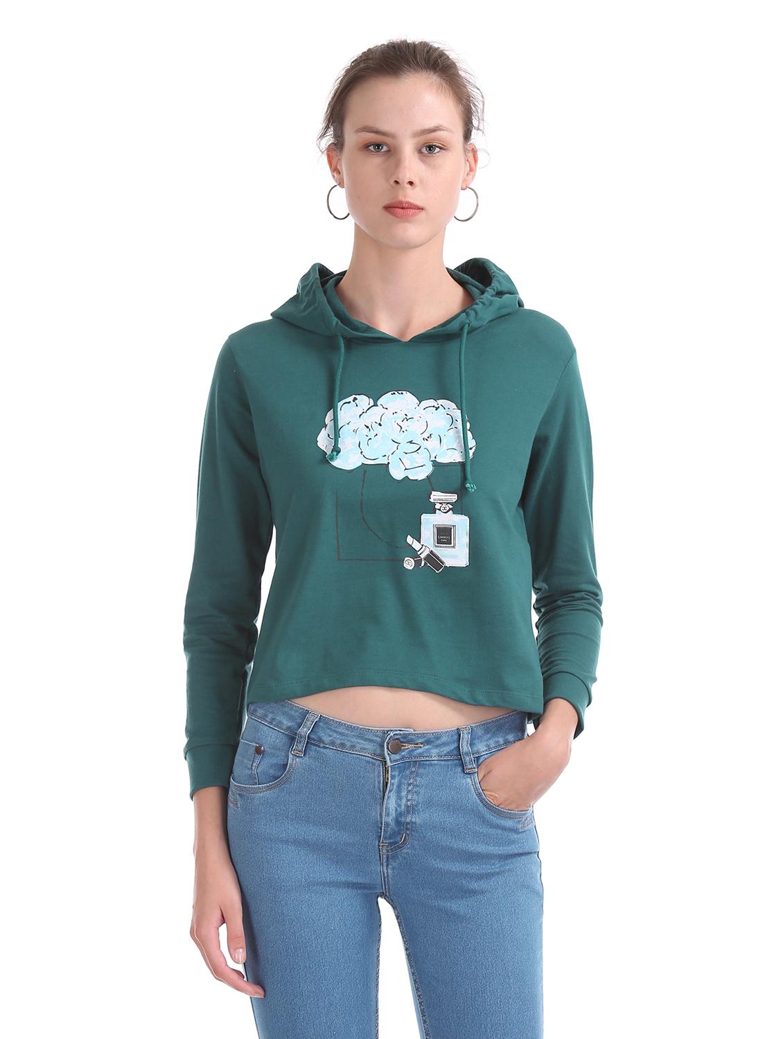 blue cotton sweatshirt - 17836450 -  Zoom Image - 0
