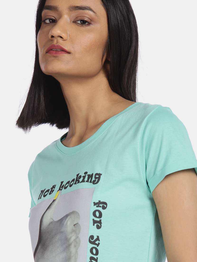 round neck graphic tee  - 17836606 -  Standard Image - 3