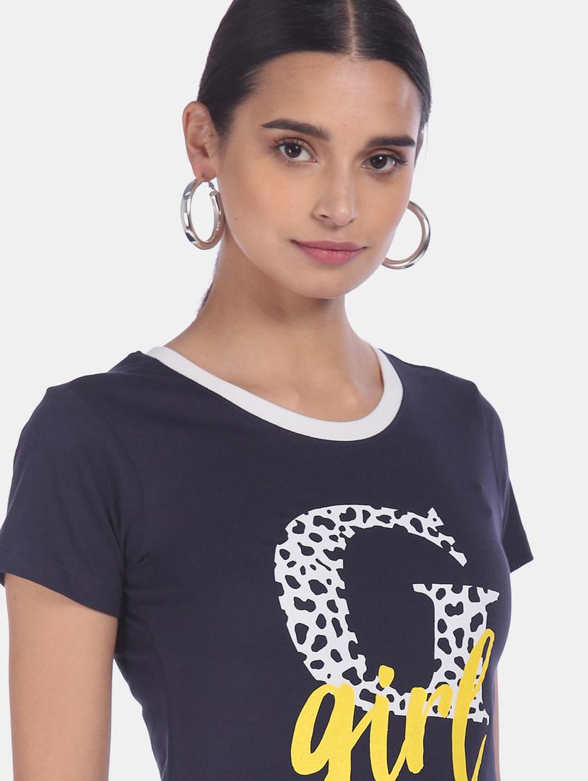 round neck graphic tee - 17836654 - Standard Image - 3