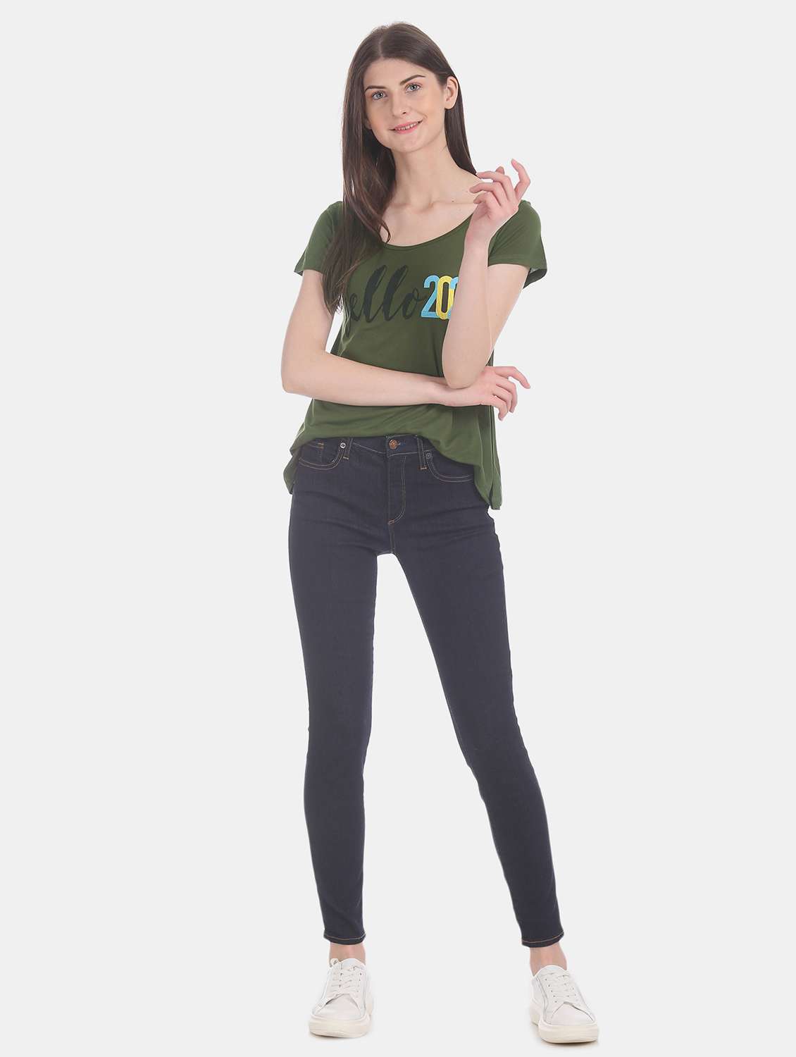 round neck graphic tee  - 17836697 -  Standard Image - 3