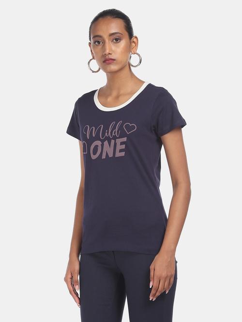 round neck graphic tee - 17836765 - Standard Image - 0
