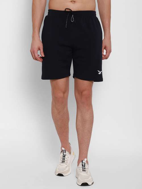 navy blue solid shorts - 17836994 -  Standard Image - 0