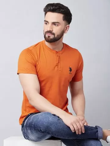 orange canvas tshirt - 17837411 - Zoom Image - 0