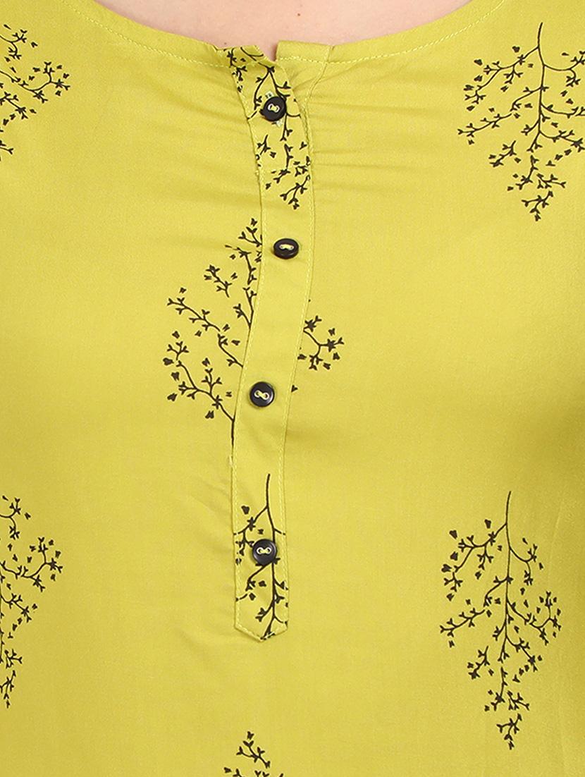 printed straight kurta - 17838142 - Standard Image - 3