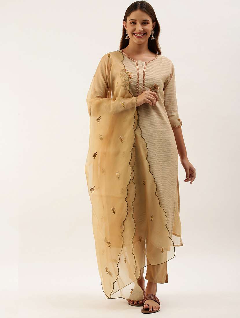 printed kurta pant set