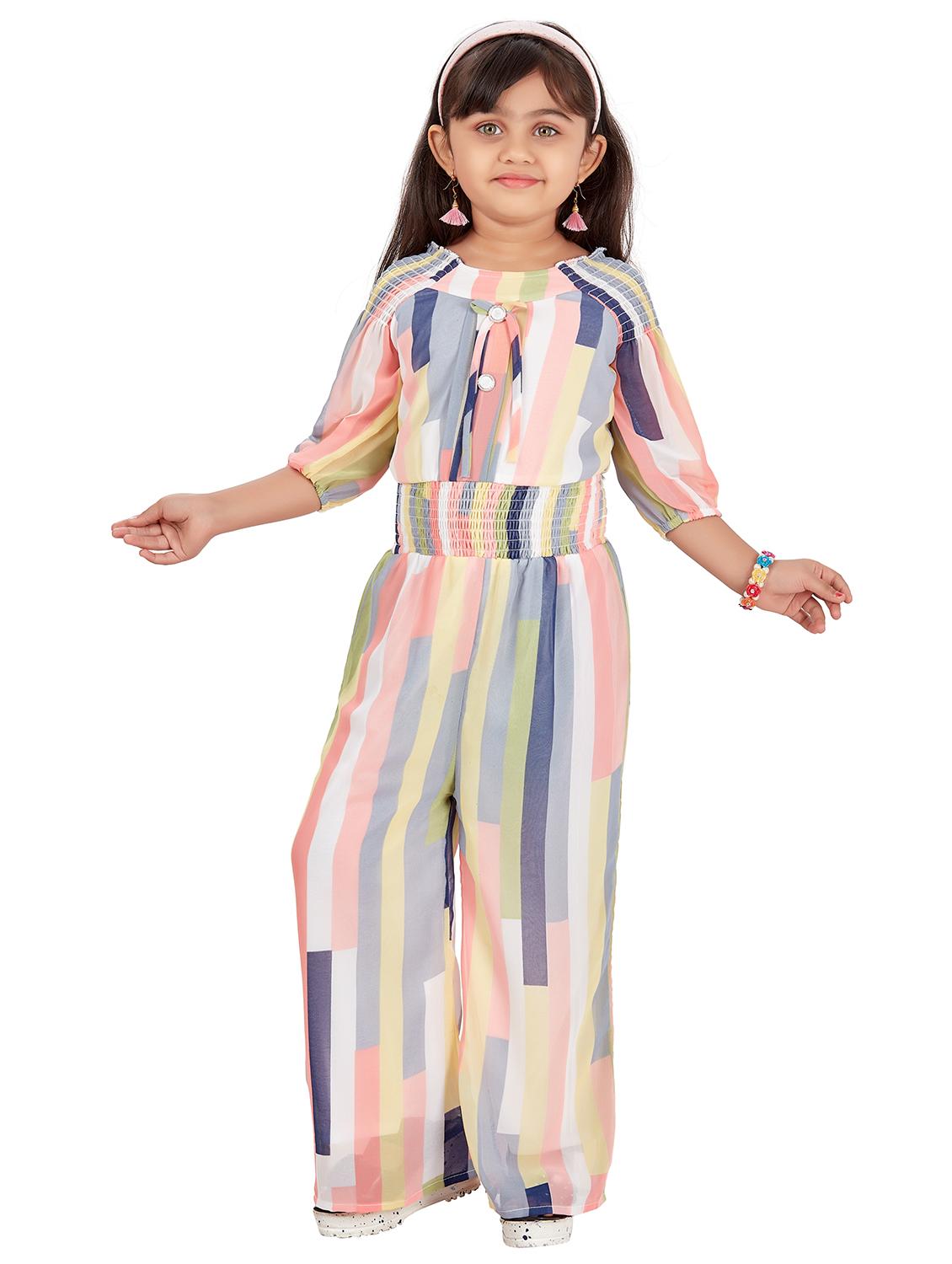 multi colored striped jumpsuit - 17839314 - Zoom Image - 0