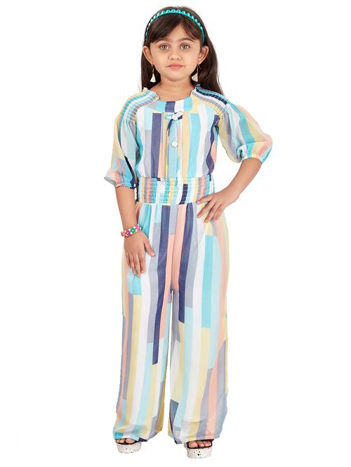 multi colored striped jumpsuit - 17839316 - Standard Image - 0