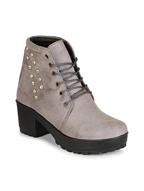 grey ankle boot - 17839471 - Standard Image - 0