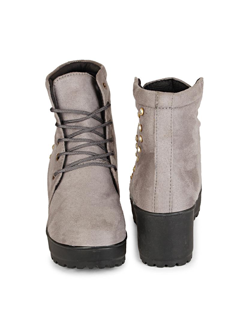 grey ankle boot - 17839471 - Standard Image - 3
