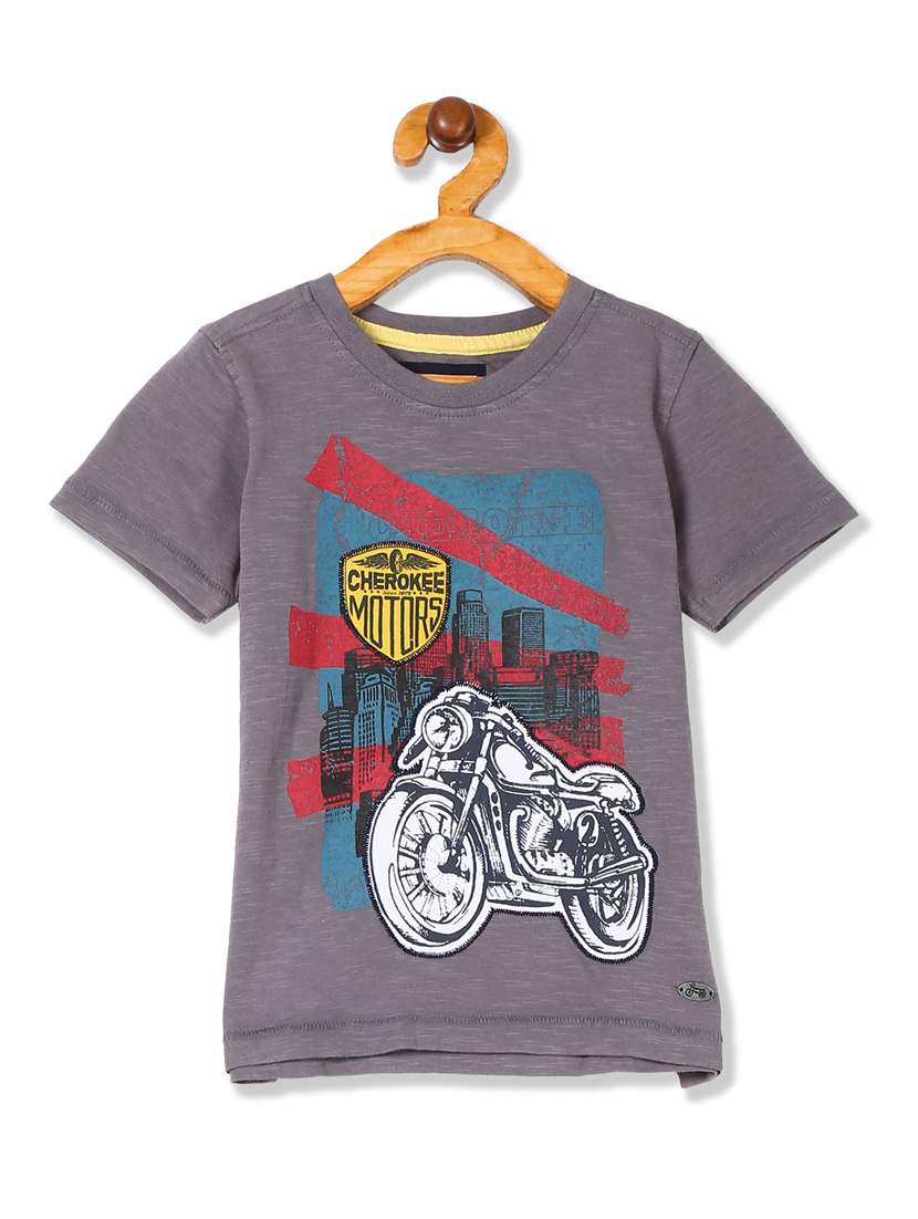 round neck graphic t-shirt