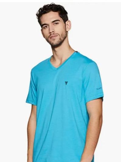 turquoise mal tshirt - 17841383 -  Zoom Image - 0