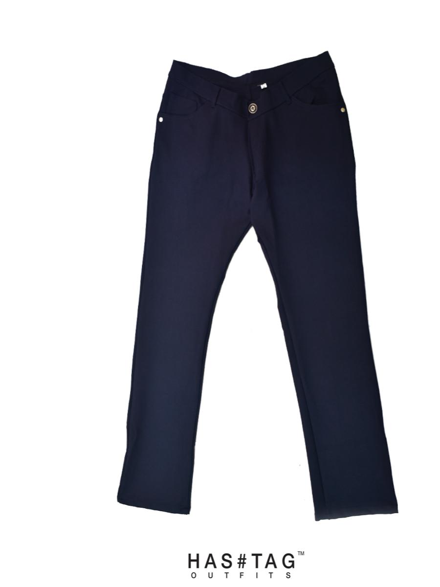darkblue polyspandex trousers - 17841565 - Zoom Image - 0