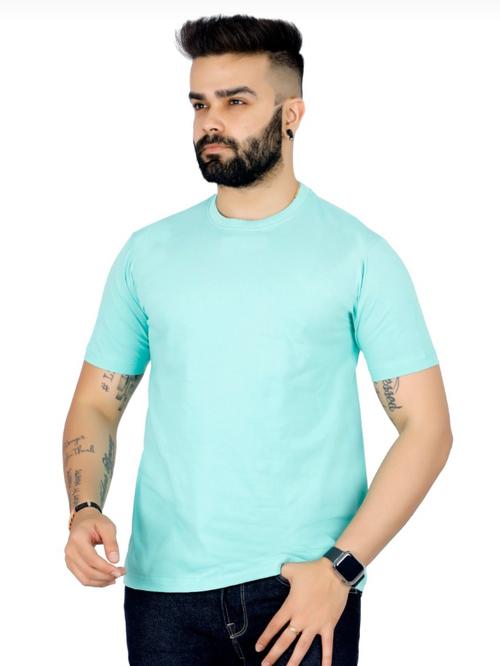 navyblue slub tshirt - 17842990 - Standard Image - 0