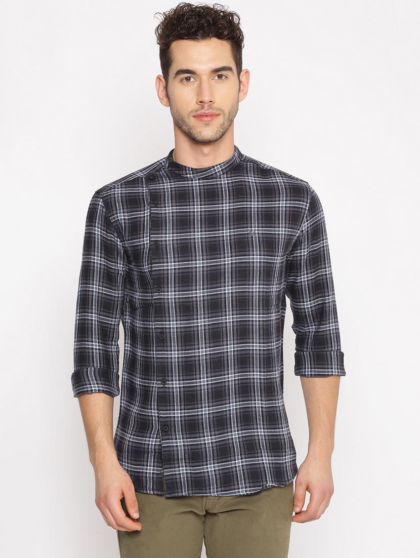 mens checks casual shirt