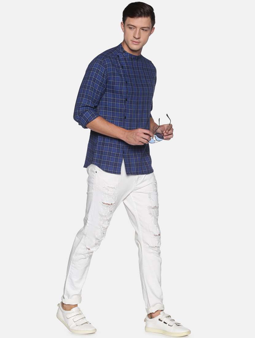 mens checks casual shirt - 17843210 -  Standard Image - 3