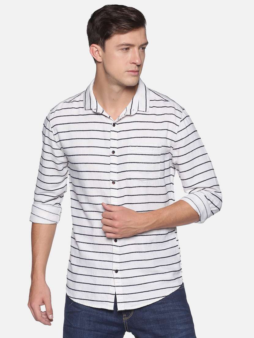 mens stripes casual shirt