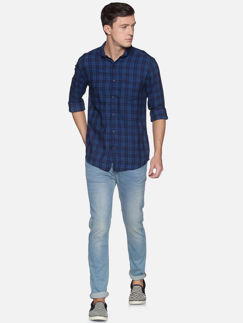 mens checks casual shirt - 17843228 -  Standard Image - 3