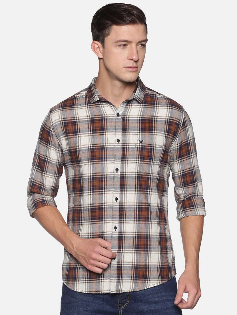 mens checks casual shirt
