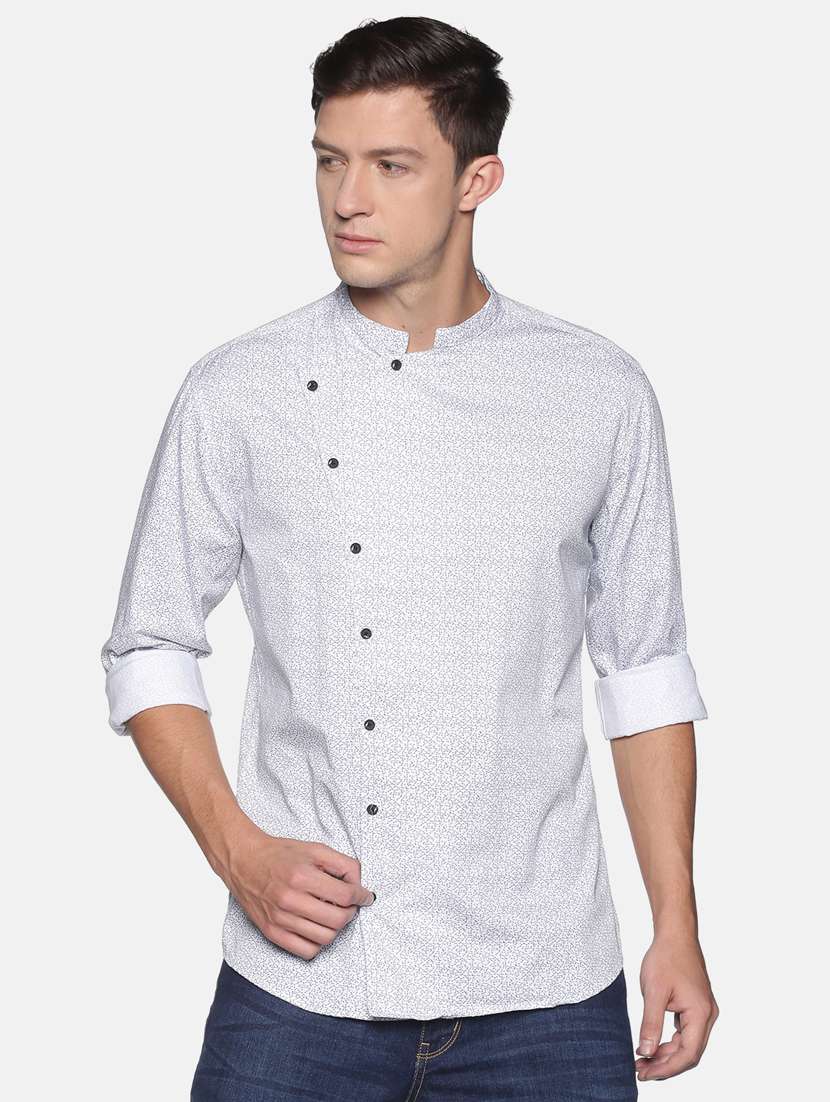mens printed casual shirt