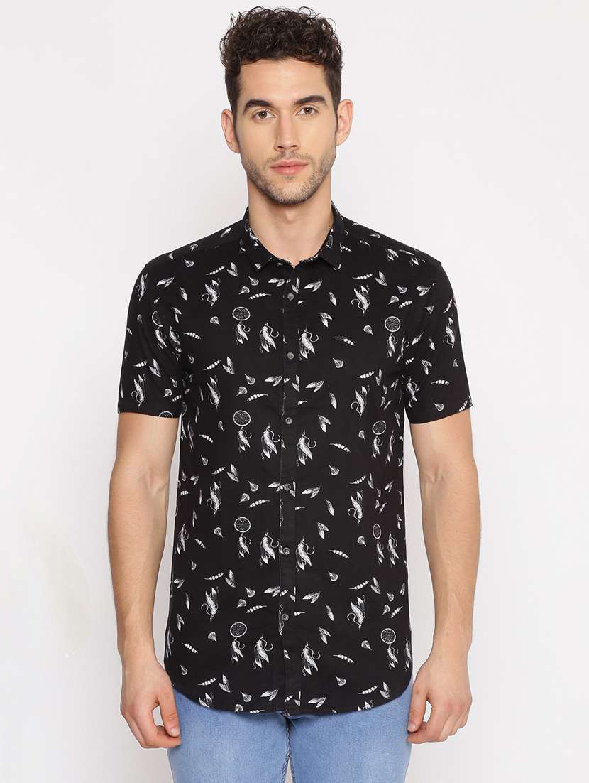 mens printed casual shirt - 17843268 - Zoom Image - 0