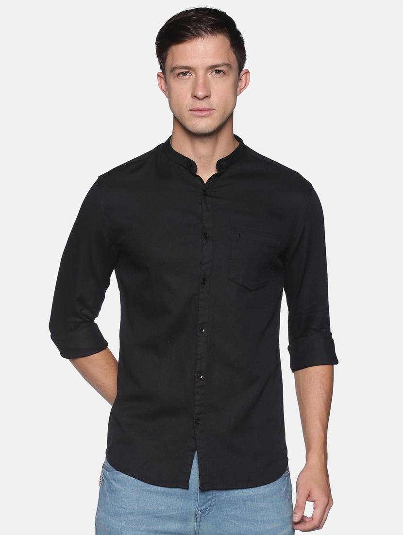 mens solid casual shirt - 17843280 - Zoom Image - 0
