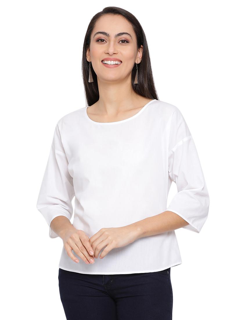 tie back solid top - 17843637 - Zoom Image - 0