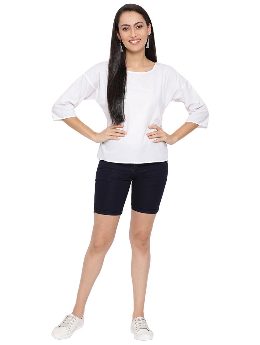 tie back solid top - 17843637 - Standard Image - 3