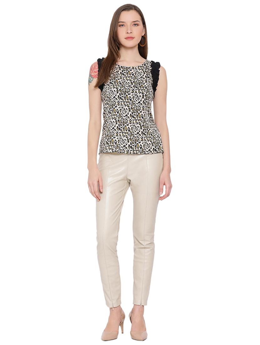 round neck animal top - 17843692 - Standard Image - 3
