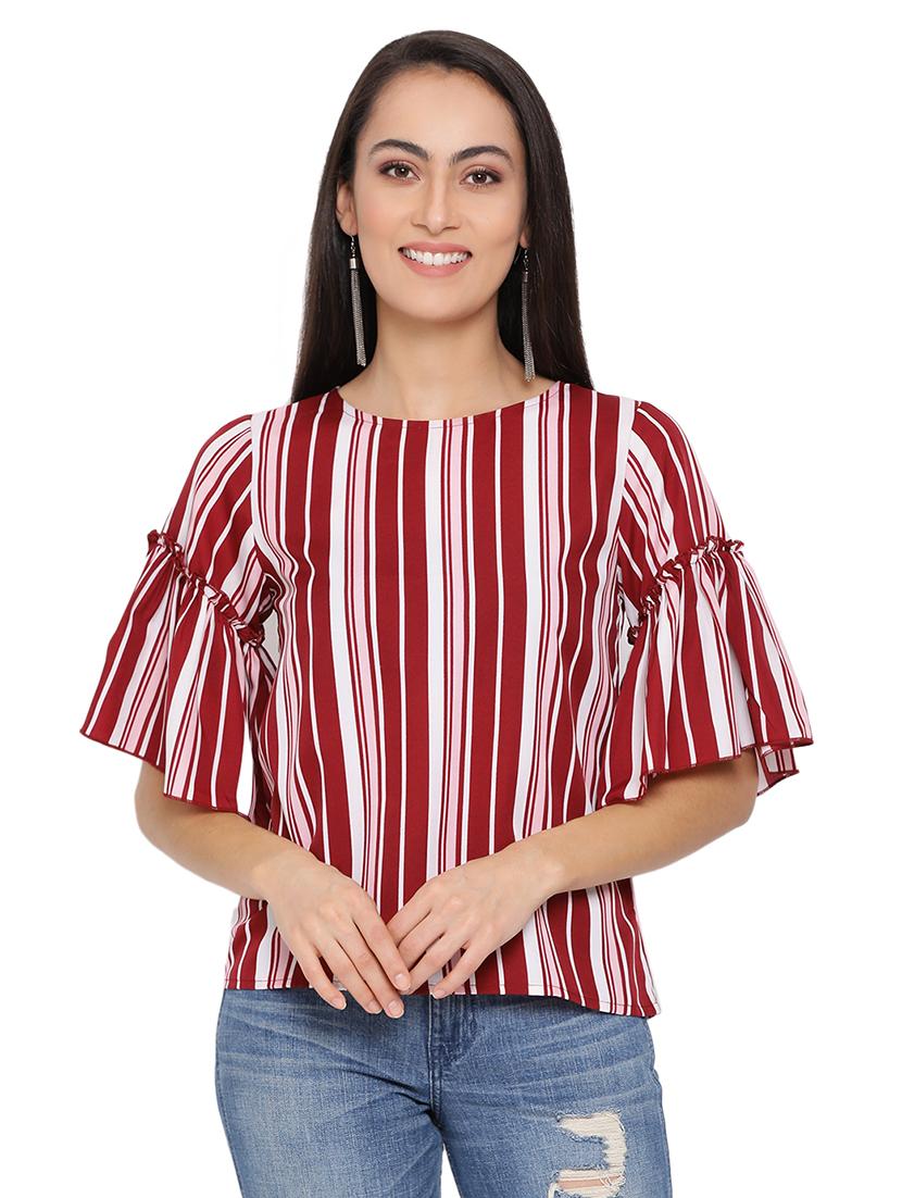 women's straight round neck top - 17843732 - Zoom Image - 0