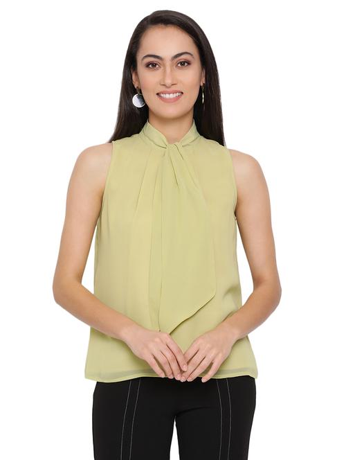 tie up neck solid top  - 17843760 -  Standard Image - 0