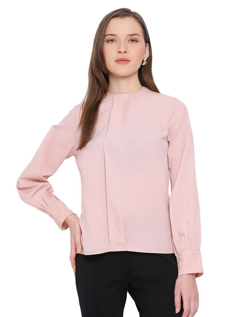 women's straight mock neck top - 17843766 - Zoom Image - 0
