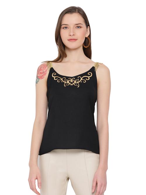 cami neck embellished top  - 17843776 -  Standard Image - 0