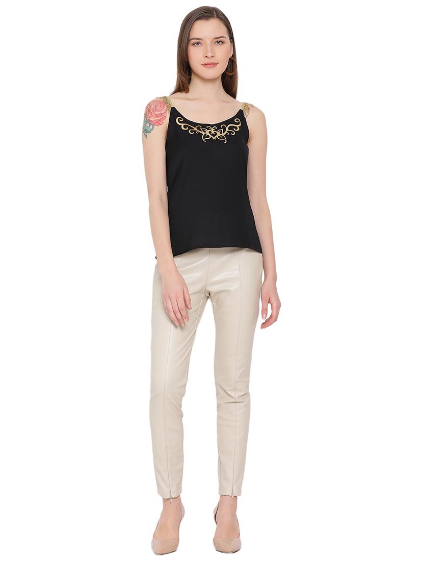 cami neck embellished top - 17843776 - Standard Image - 3