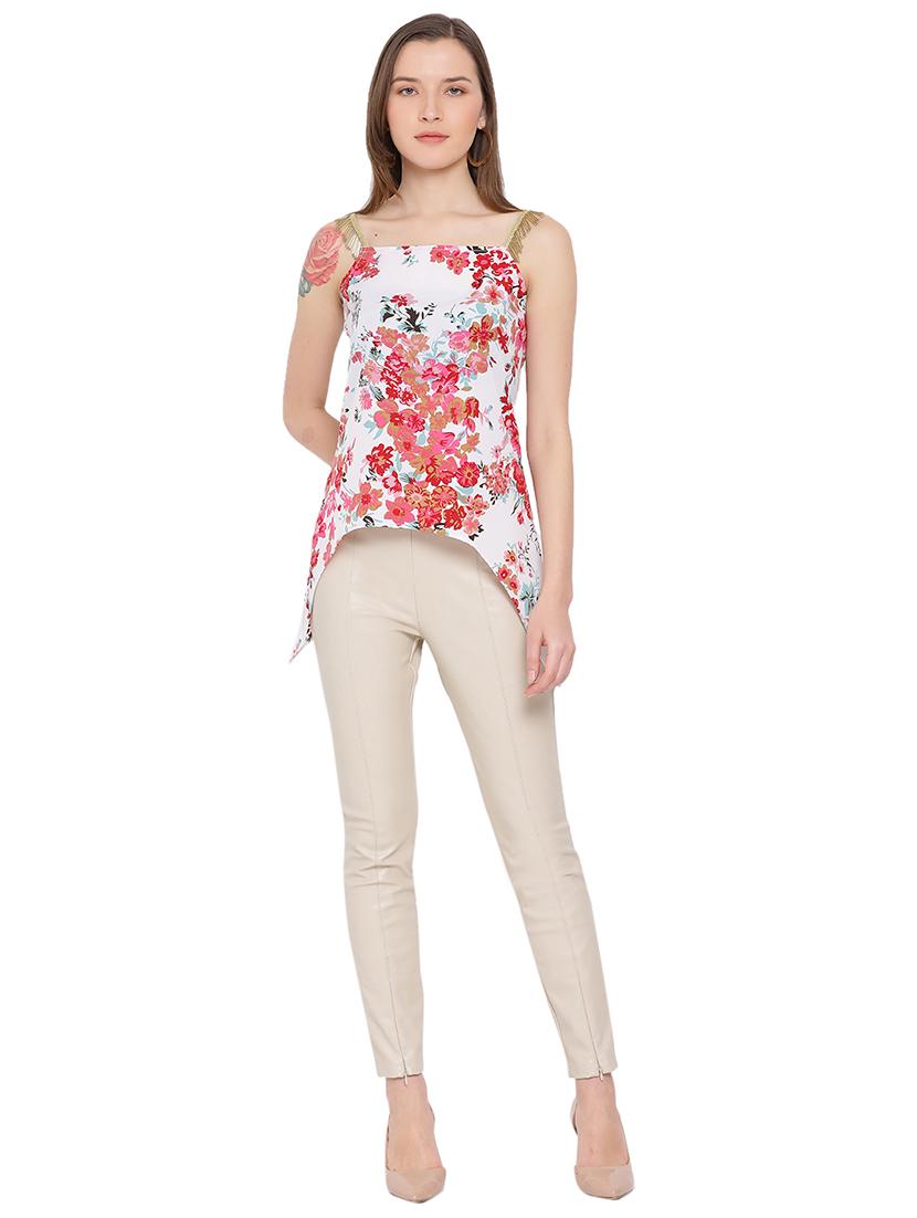 women's a line round neck top - 17843788 - Standard Image - 3