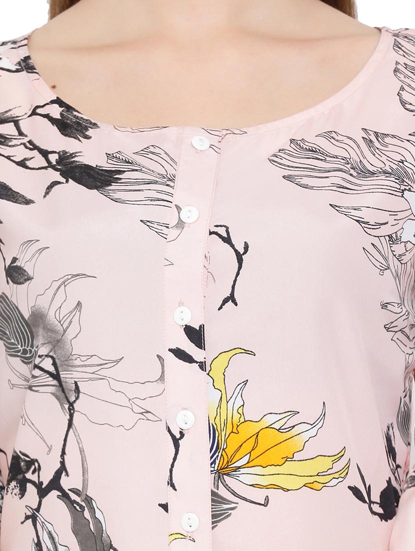 bell sleeved floral maxi dress - 17843801 - Standard Image - 3