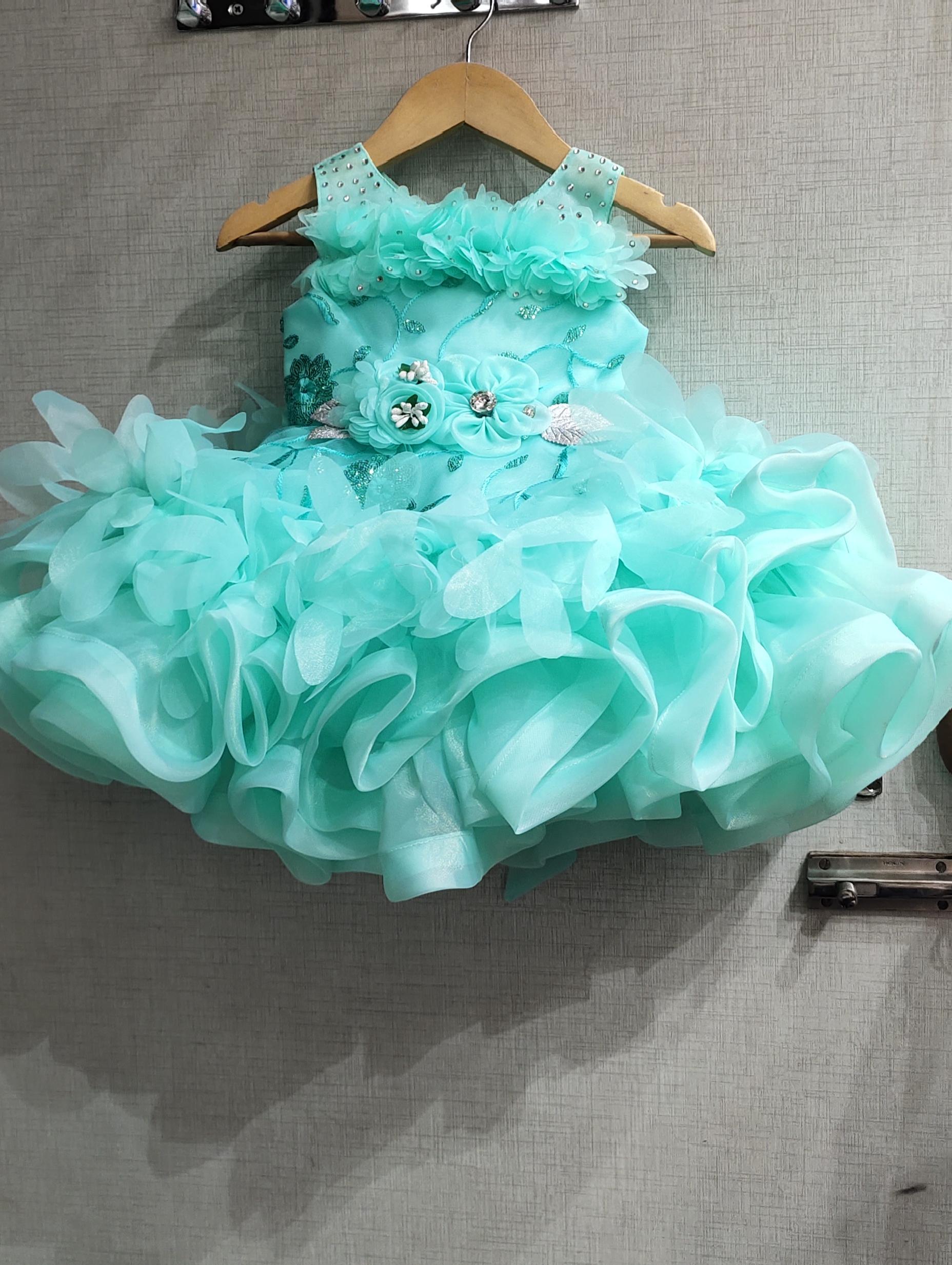 it's very nice cotton net frocks  - 17844212 -  Zoom Image - 0