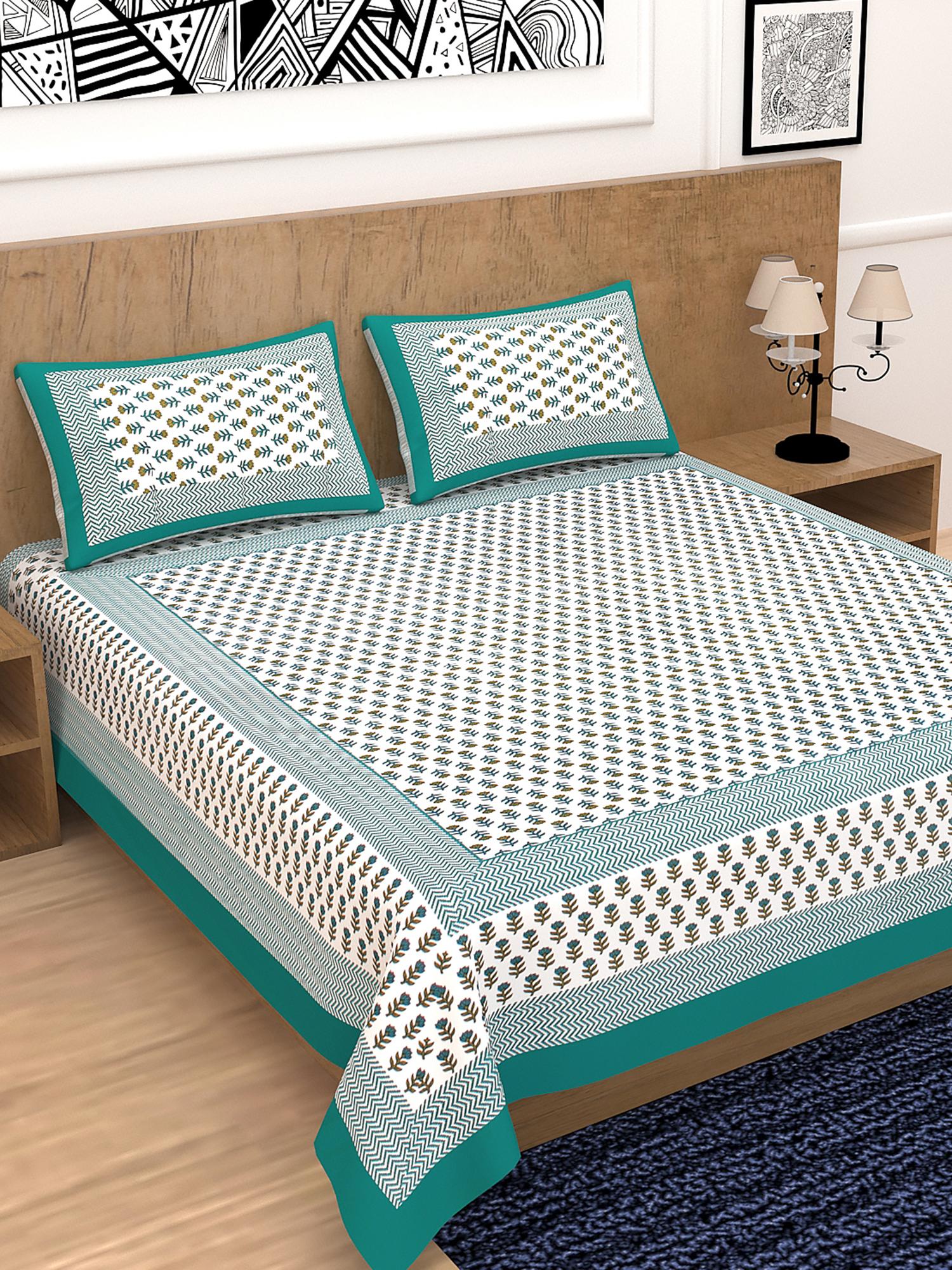 divamee 100% pure cotton bedsheet double  - 17844700 -  Zoom Image - 0