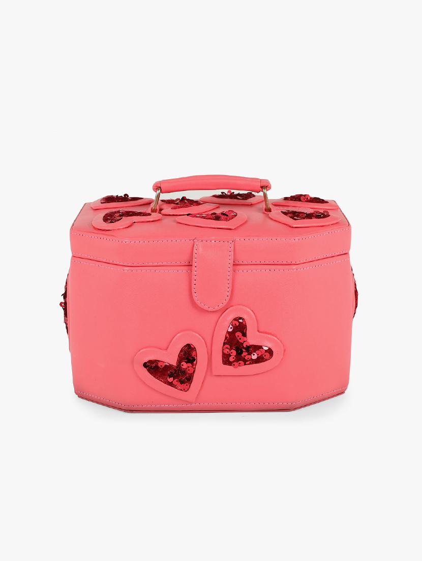 pink leatherette (pu) utility bag - 17844872 -  Zoom Image - 0