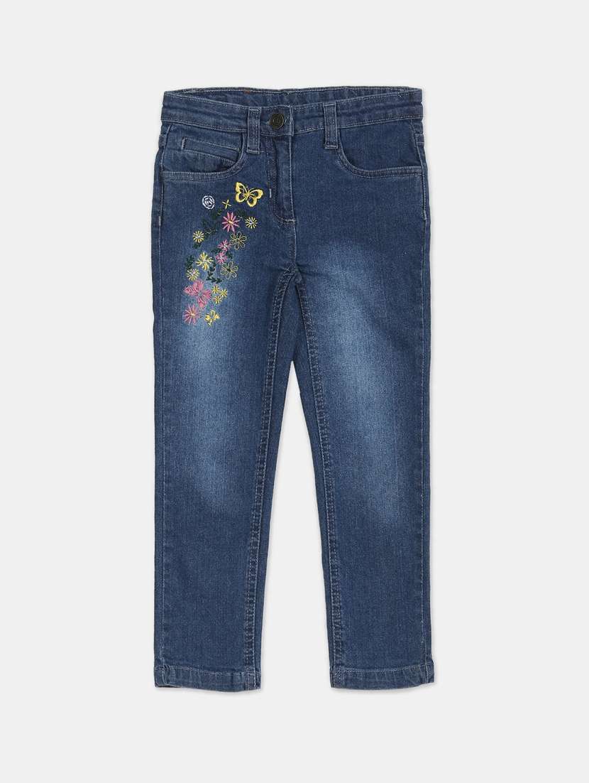blue denim washed jean