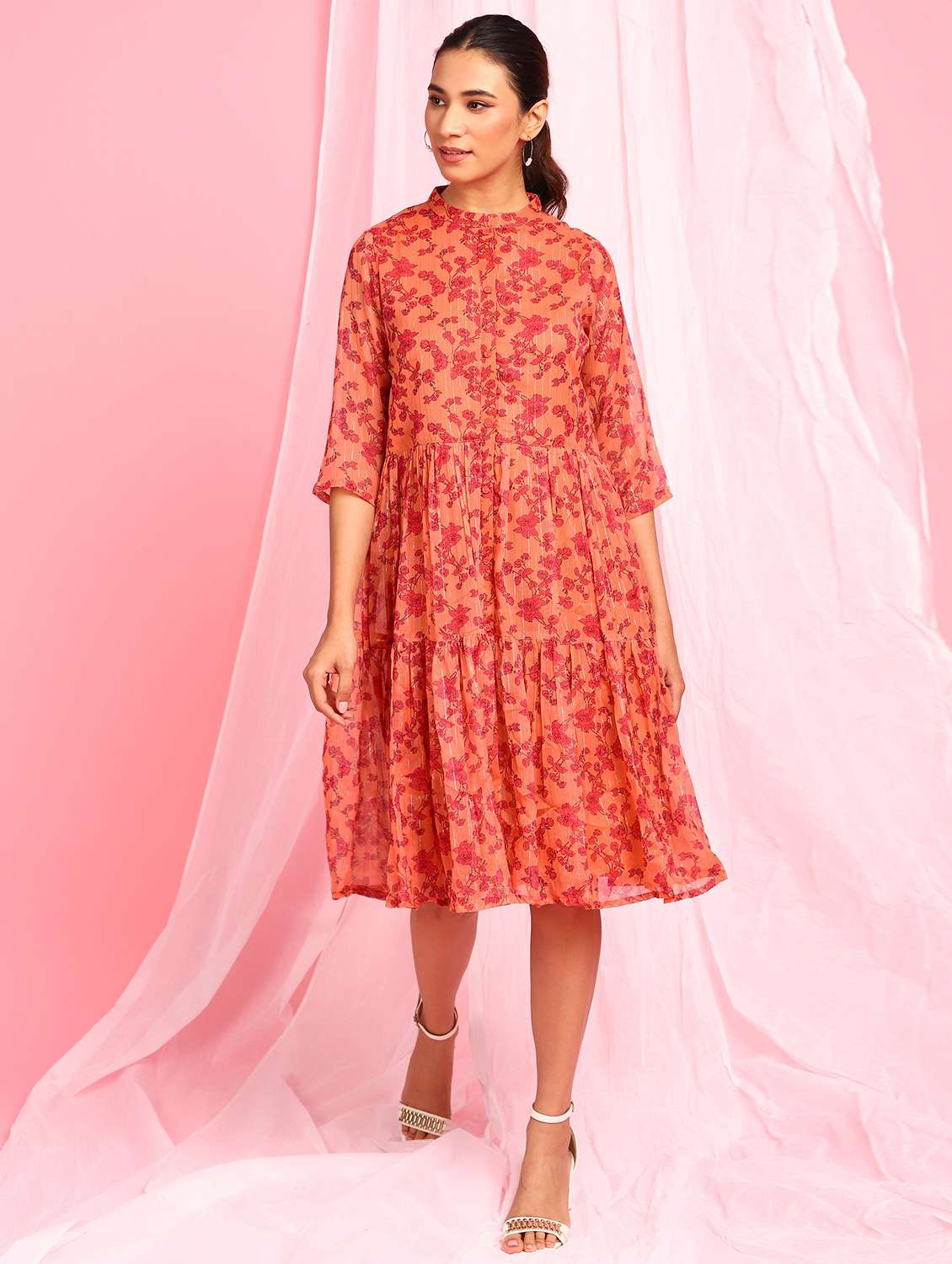 women's tiered dress floral dress