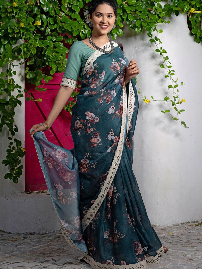 color of this casual wear saree  - 17846761 -  Zoom Image - 0