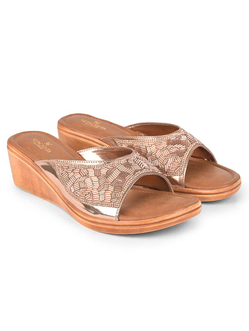 Buy online Liberty Senorita Peach Fashion Willow-18 Slippers For