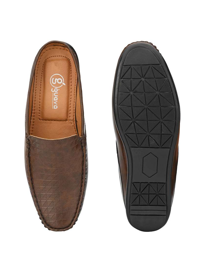 brown tpr slip on loafers - 17849824 -  Standard Image - 3