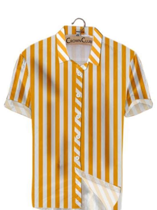 orange cotton shirt - 17850092 - Zoom Image - 0